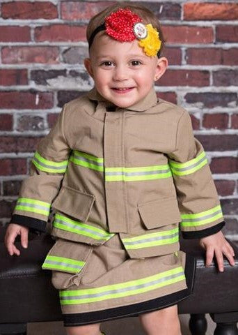 Firefighter Flower Girl