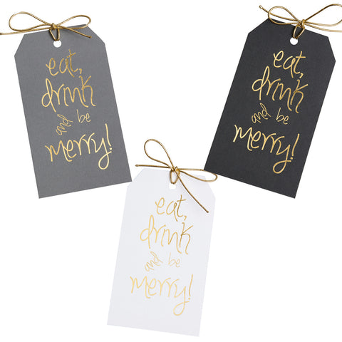 Eat Drink and Be Merry Gift Tags