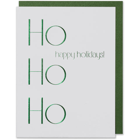 Ho Ho Ho Holiday Greeting Card