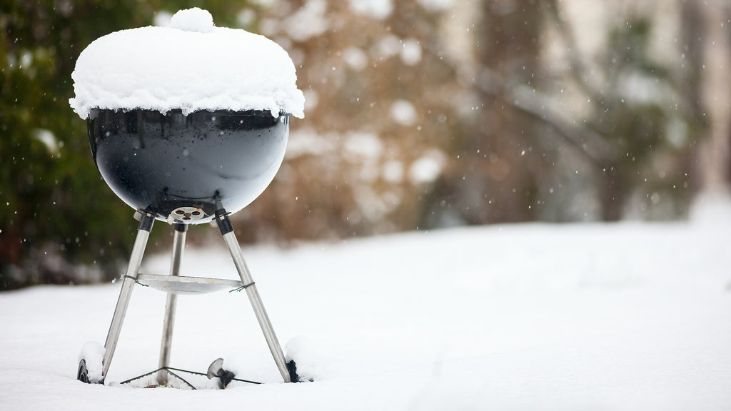 Snow Covered Grill