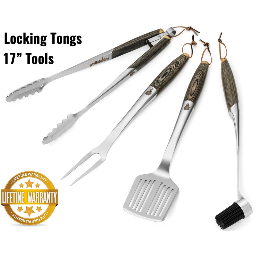 Grillaholics Premium Grill & BBQ Tool Set The BEST Grill Set Around!