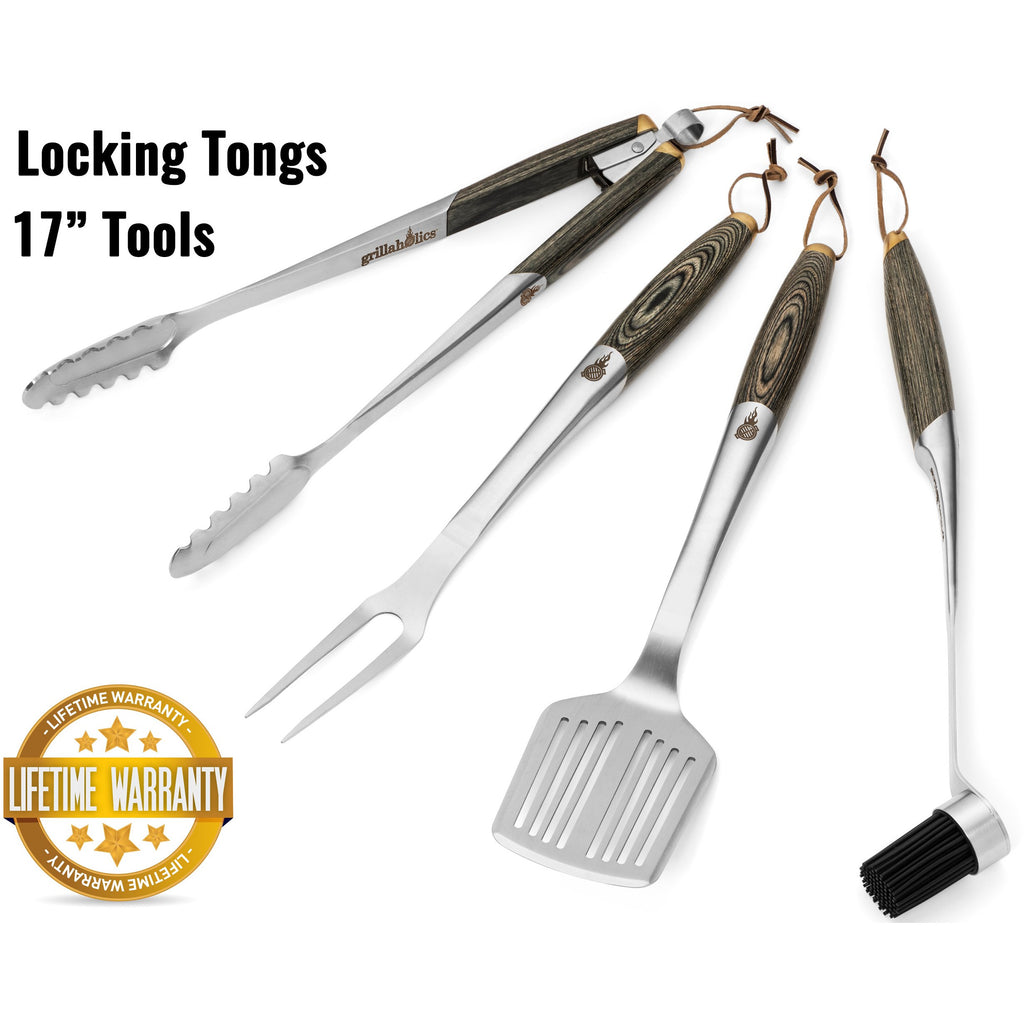 Grillaholics Premium Grill & BBQ Tool Set | The BEST Grill Set Around!