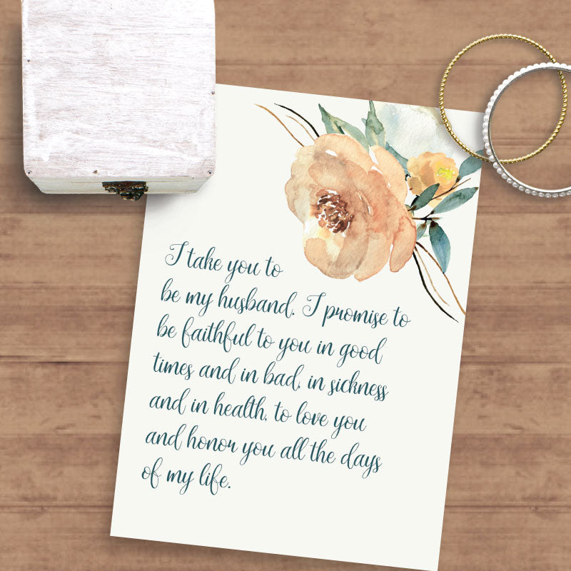 Catholic Wedding Vows Catholic Printables Ampersand Etc