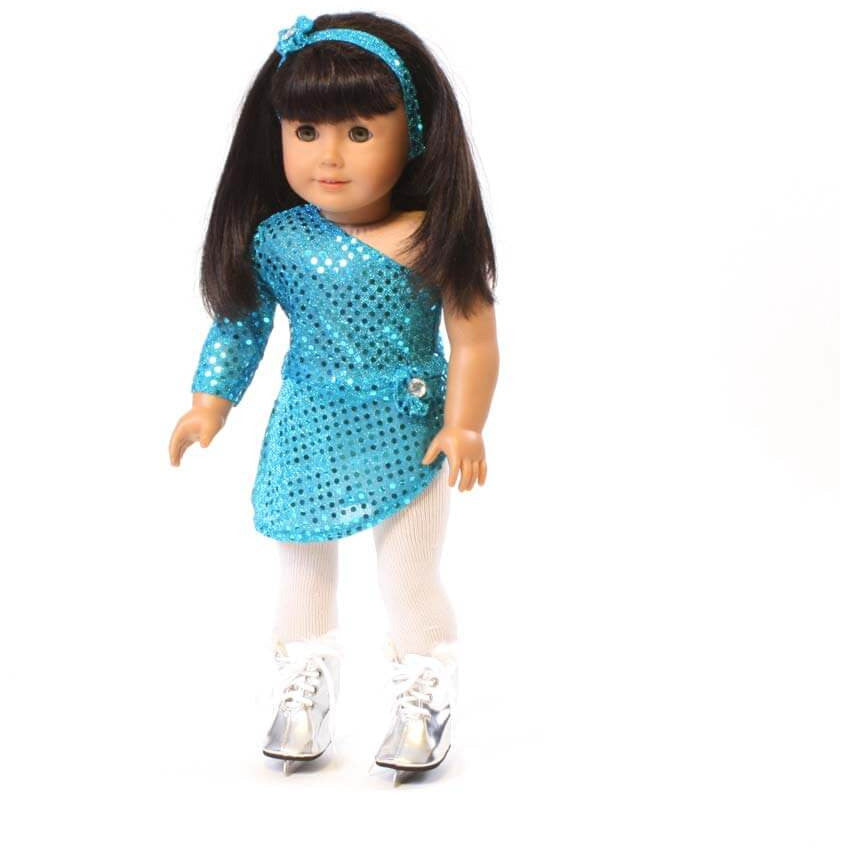 american girl blue ice skating outfit