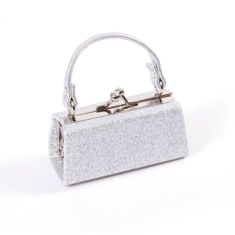 Silver Sparkle Purse for 18 Inch American Girl Doll Clothes