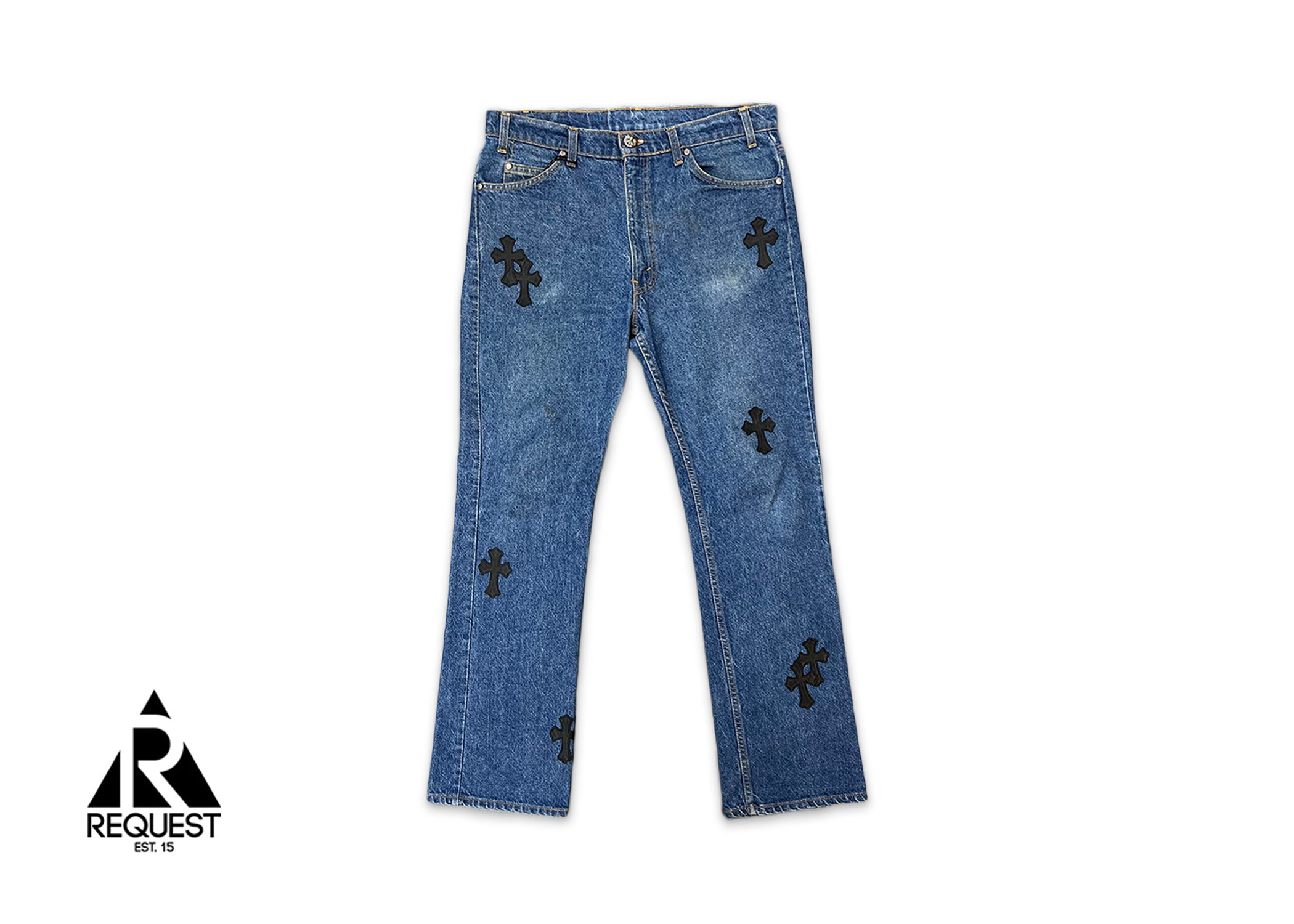 Chrome hearts off sales white jeans