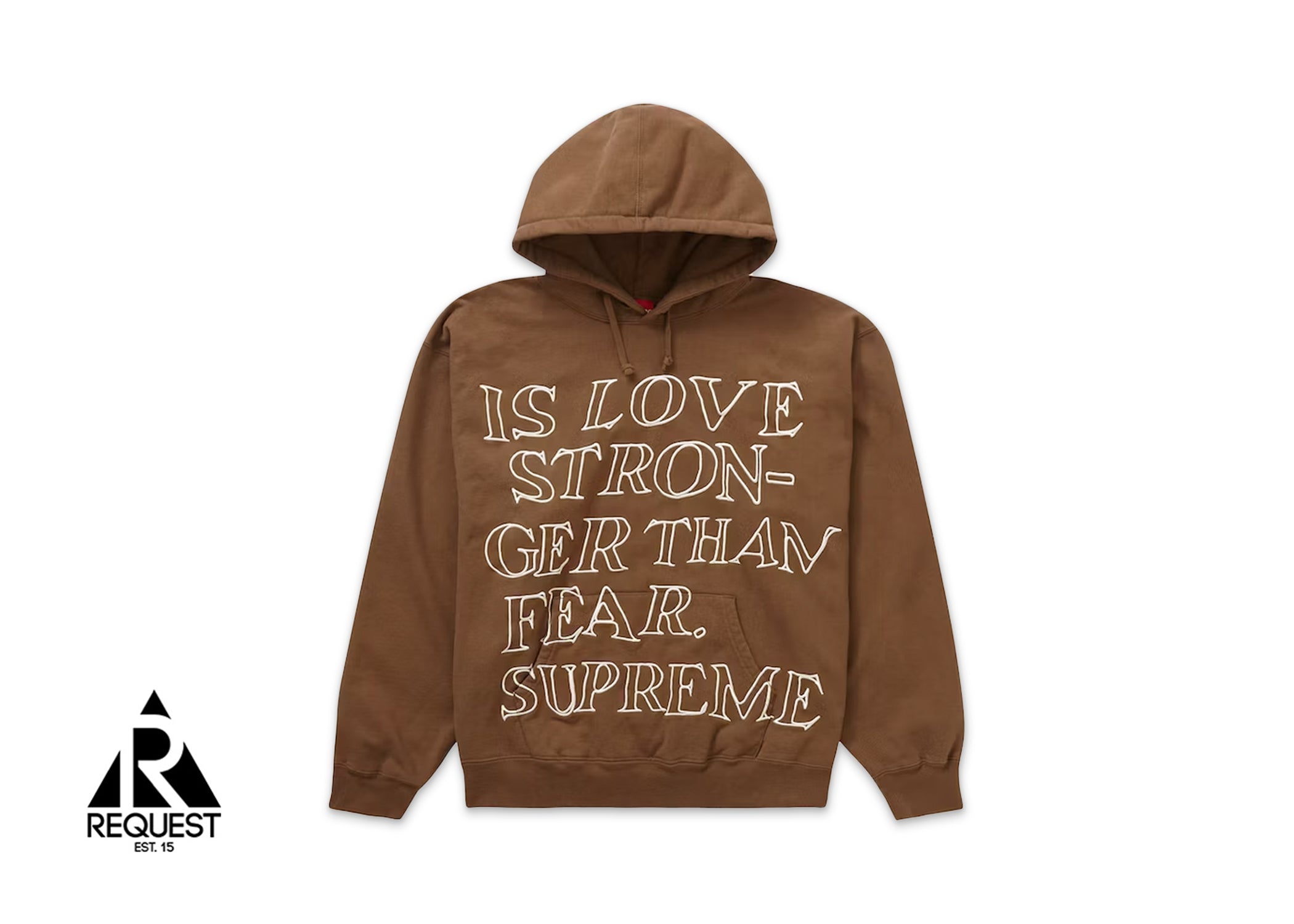 Supreme Stronger Than Fear Hooded Sweatshirt 