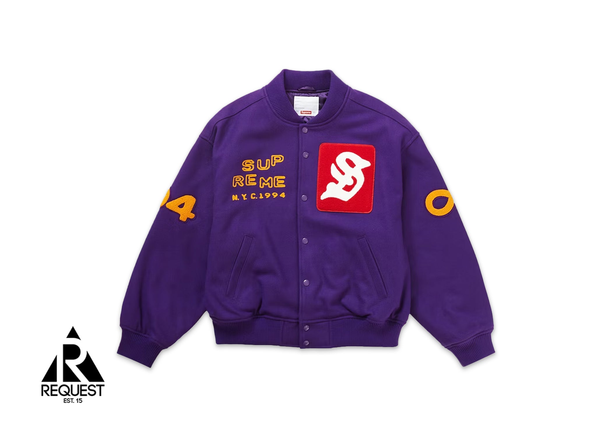 Supreme Vanson Leathers Cordura Denim Jacket Blue