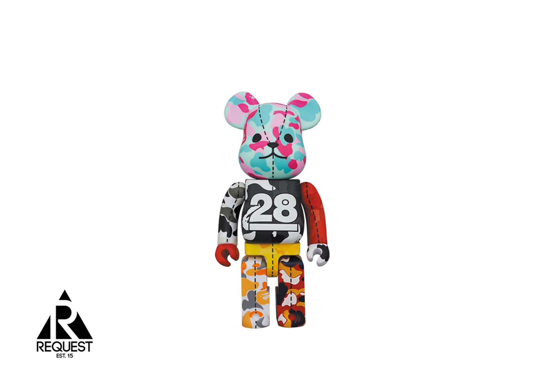 エンタメ A BATHING APE - 28TH ANNIVERSARY BE@RBRICK BAPE CAMO #2の