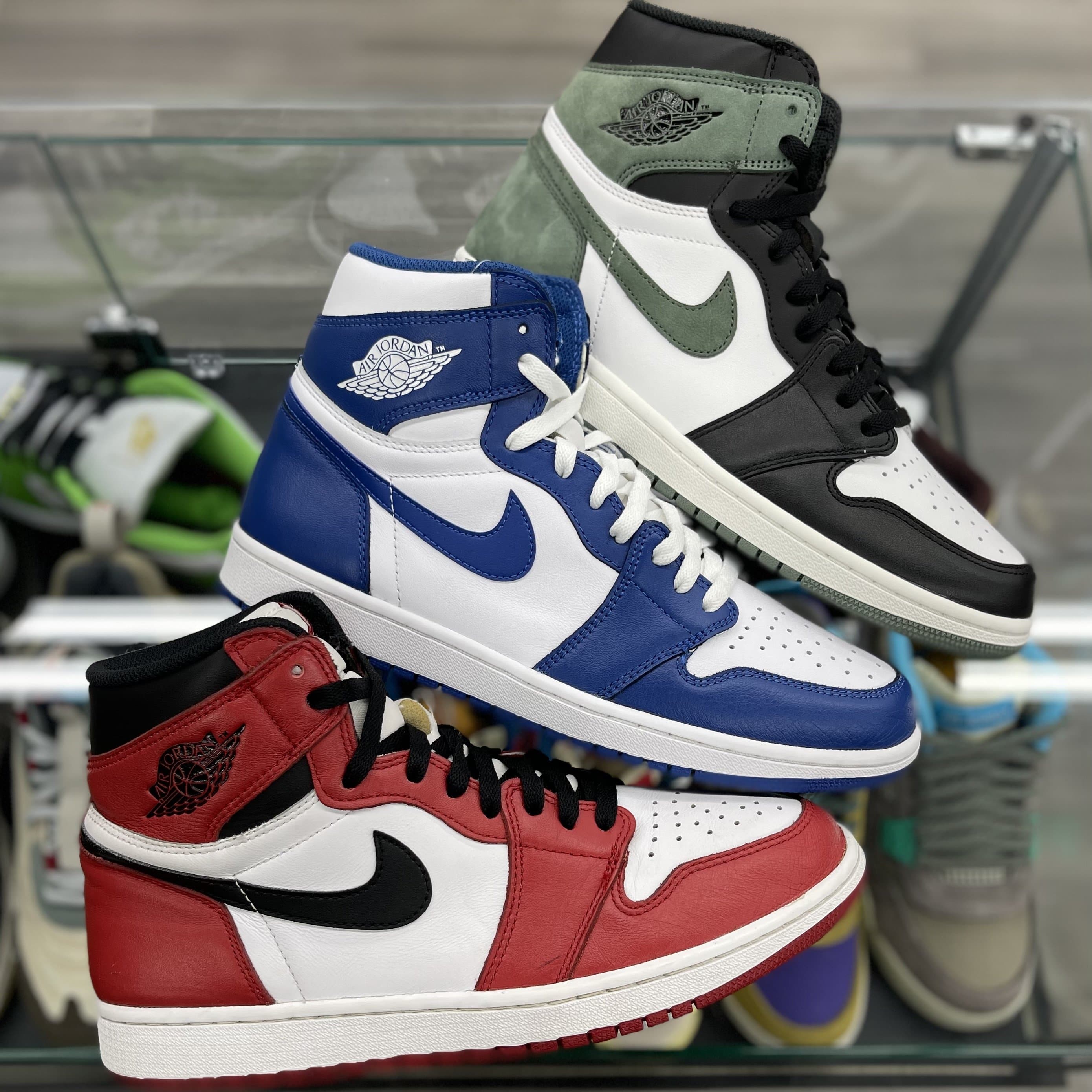 clay green jordan 1 pack