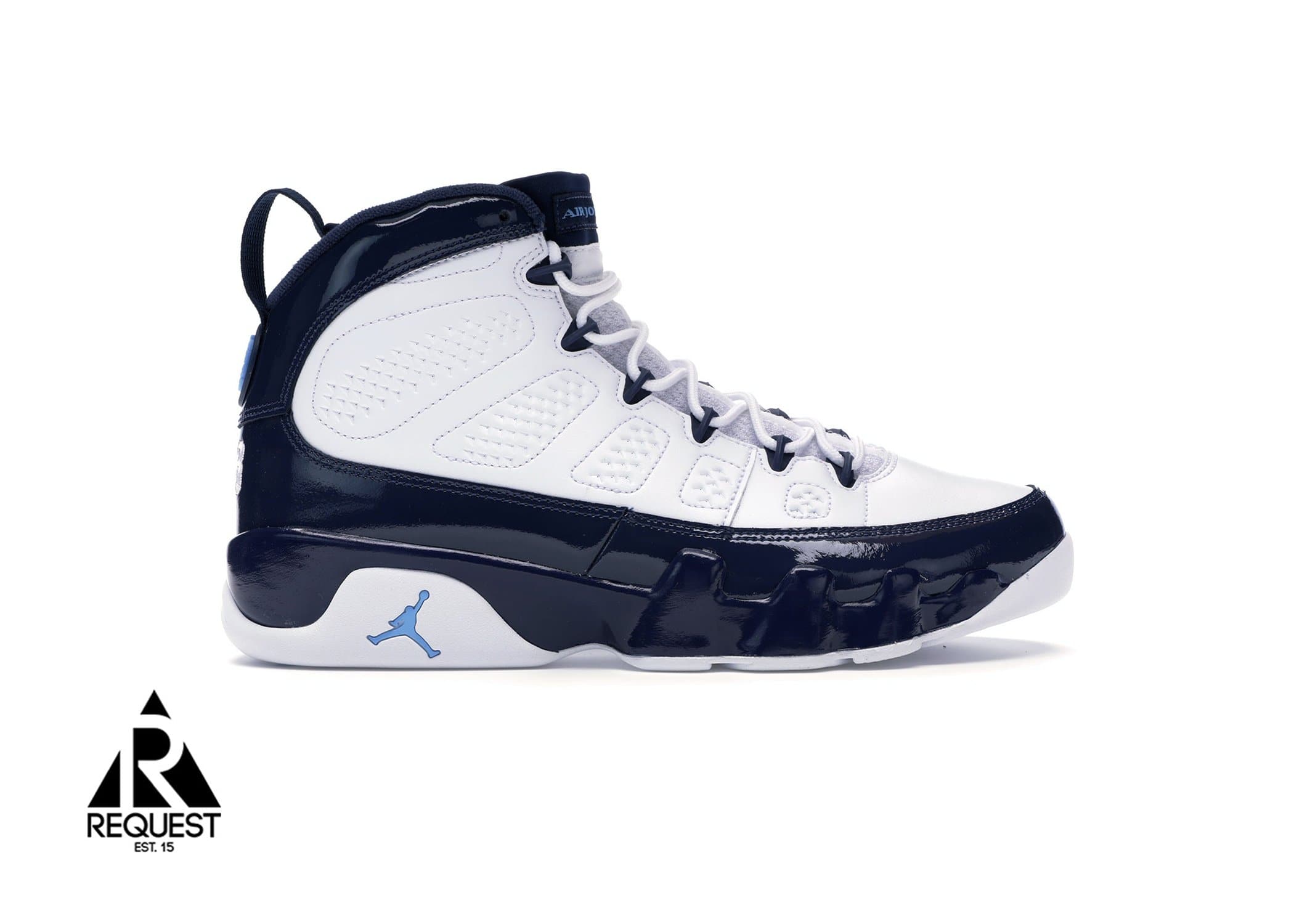 fake jordan 9 university blue