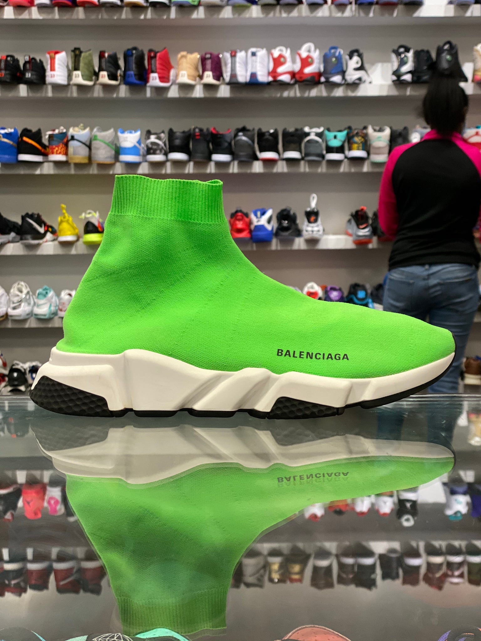 balenciaga speed green