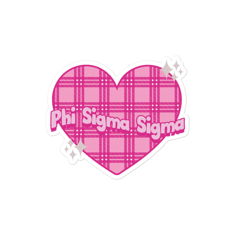 Phi Sigma Sigma / 4x4 Stickers Greek House