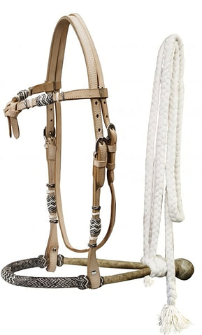 Harness Leather Headstall w/Training Bosal - Jeffers