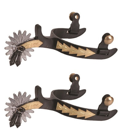 Black Jingle Bob Western Spurs