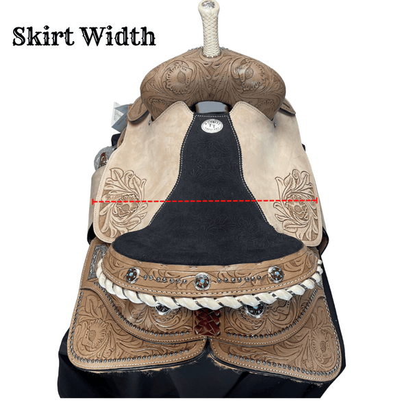 Skirt Width Measurement Western Saddle