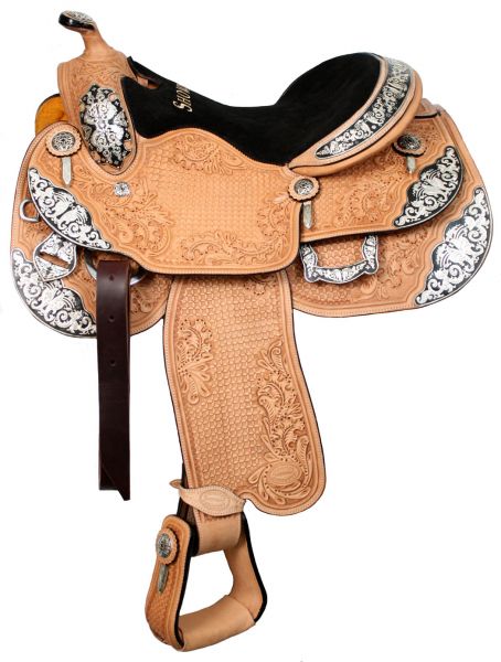 16 Argentina Cow Leather Hardseat Ranch Style Western Saddle