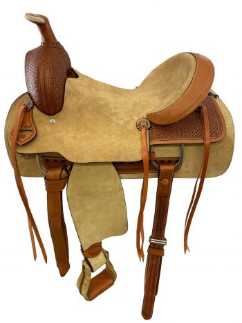 16 Argentina Cow Leather Hardseat Ranch Style Western Saddle