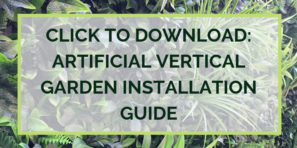 Download artificial white tropics vertical garden installation guide - vertical gardens direct