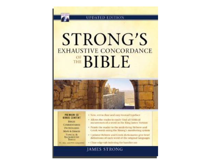 Strongs Exhaustive Concordance Of The Bible (BOOK) – Arthur Bailey  Ministries