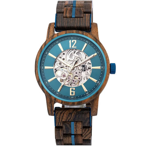 BOBO BIRD Wooden Automatic Mechanical Watch Men New Top Luxury Wristwatch Fashion Luminous Clock Great Gift Wood Box Custom Logo L'Heure du sud