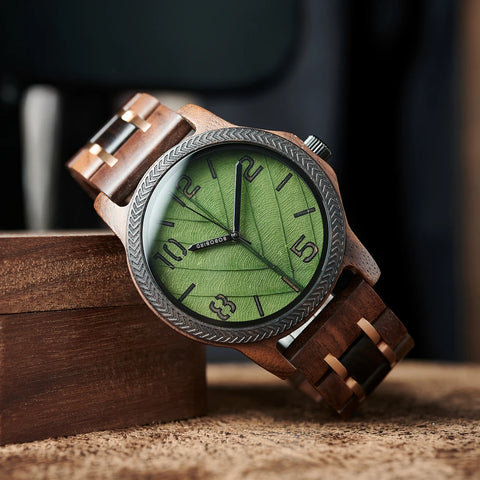 bracelet en bois montre homme