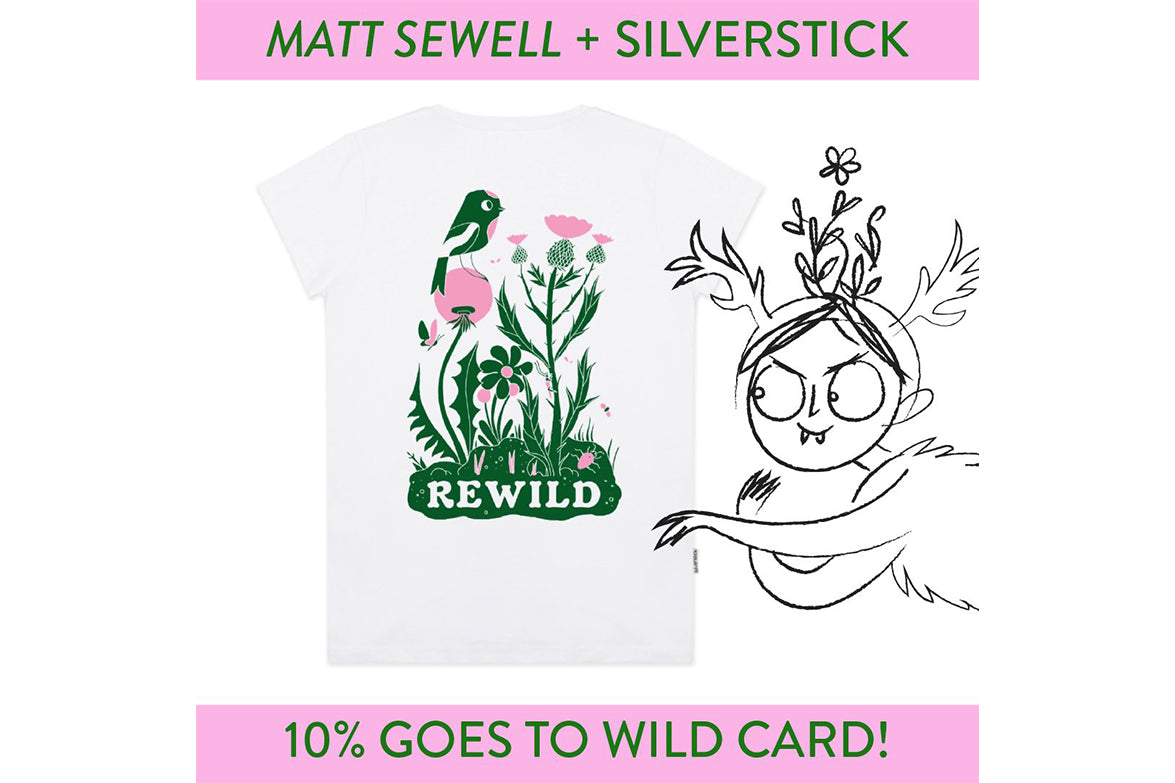 Silverstick Matt Sewell Wildcard Rewild Tee