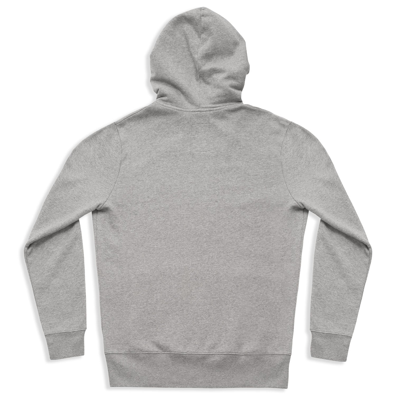 Silverstick Mens Organic Cotton Hoodie Logo Ash Marl