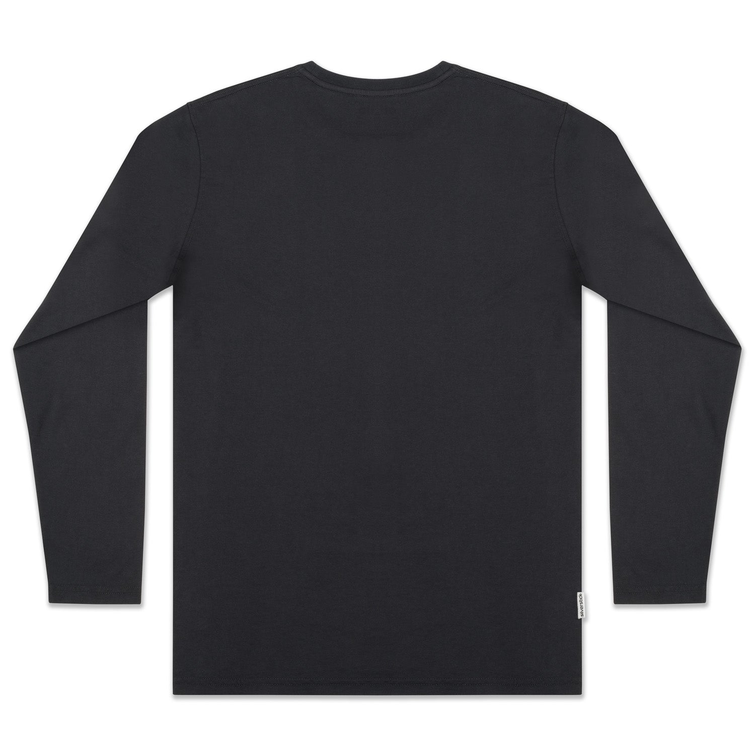 Download Mens Adventure Organic Cotton Long Sleeve T Shirt Charcoal | Silverstick