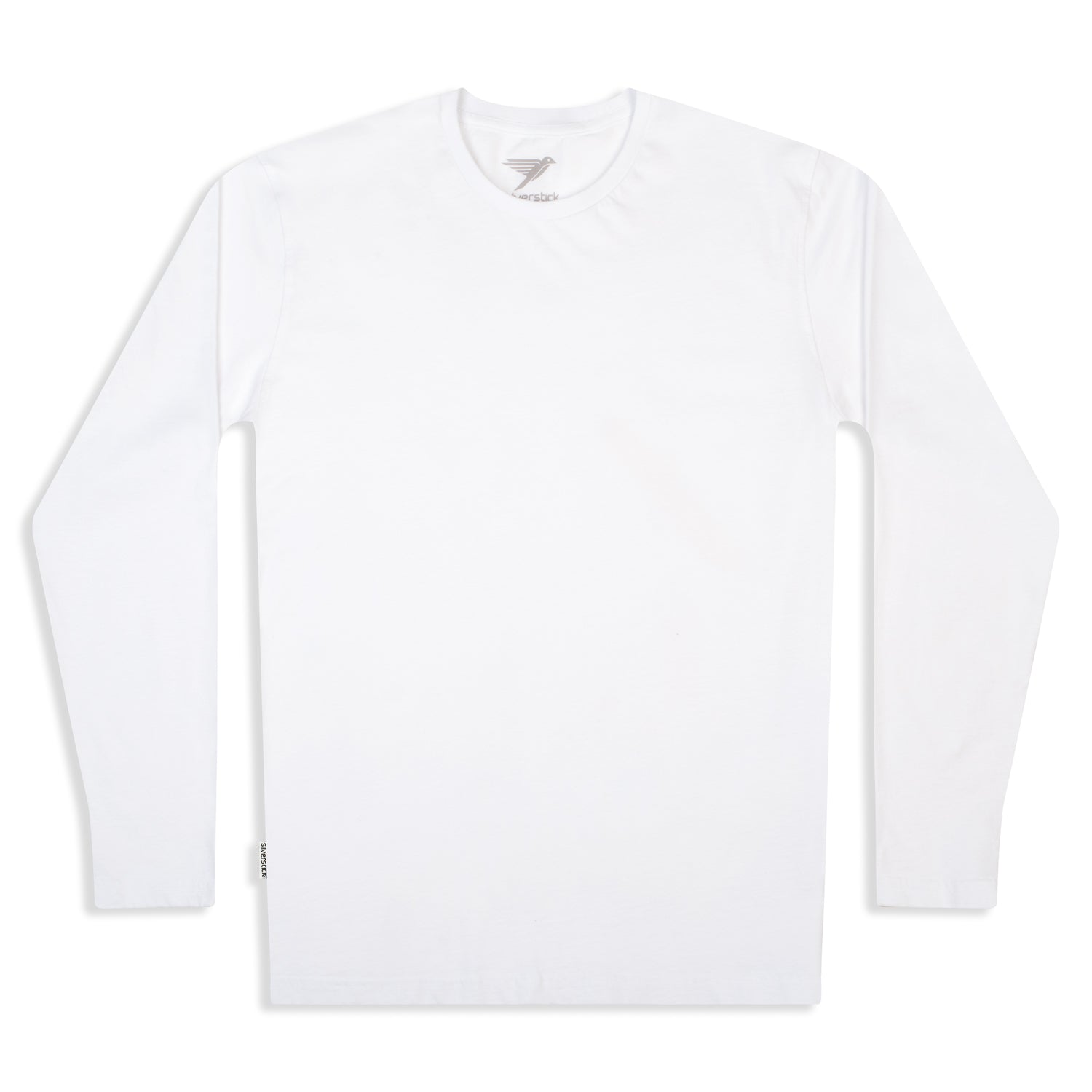 Download Mens Adventure Organic Cotton Long Sleeve T Shirt White ...