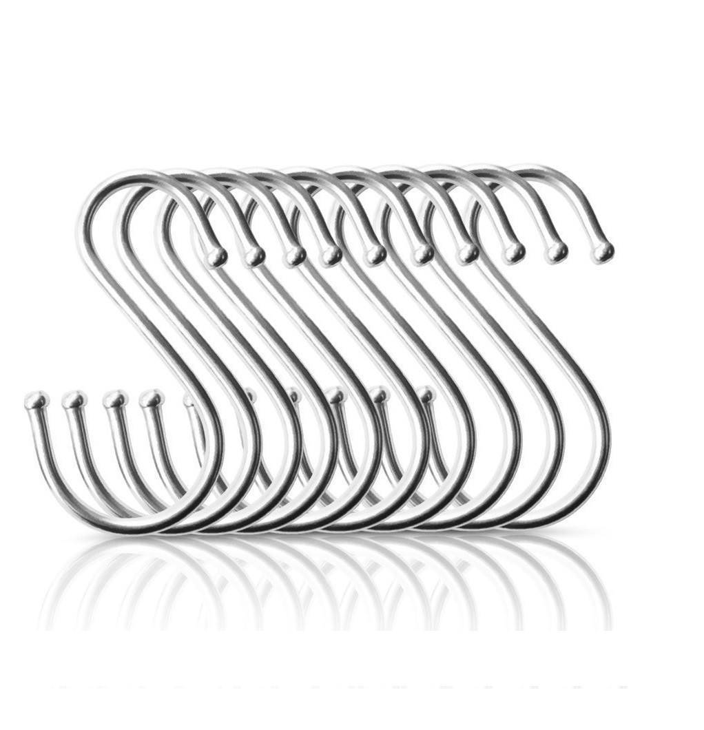 Pro Chef Kitchen Tools Stainless Steel S Hook Pot Hanger Round 10 Pa