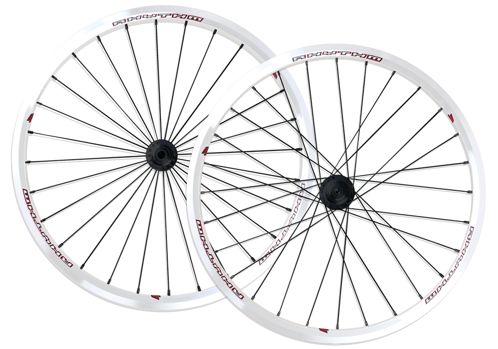 white bmx hubs