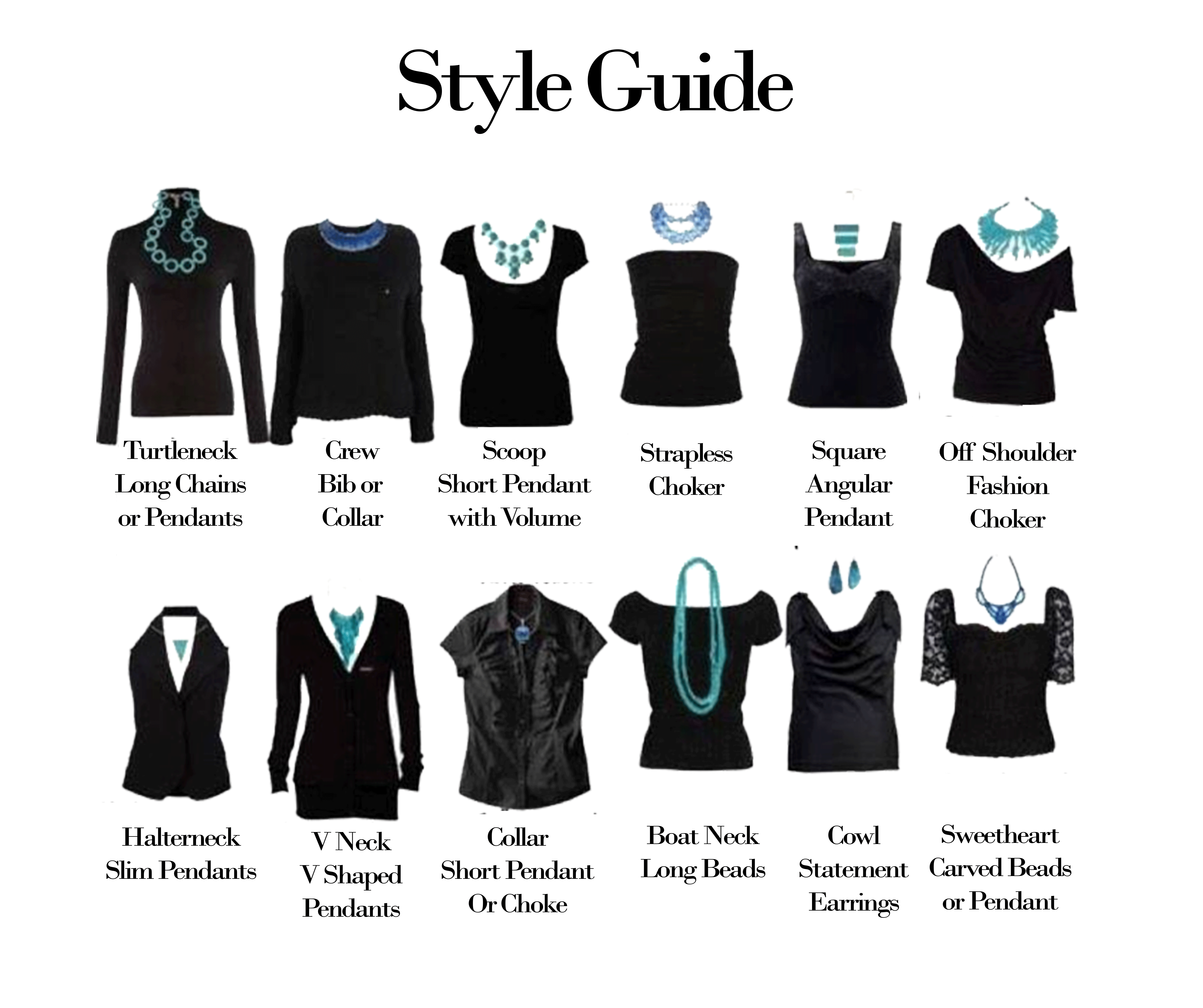 Necklace Size Chart | Eve's Addiction