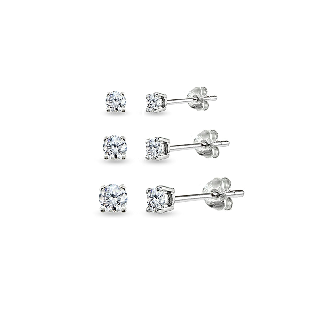 Post Stud Earring Blanks Sterling Silver • 4mm, 5mm, 6mm, 7mm, 8mm, 10 –  Birka Scandinavian