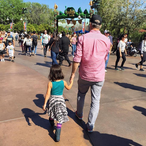 Dad and Daughter Disneyland