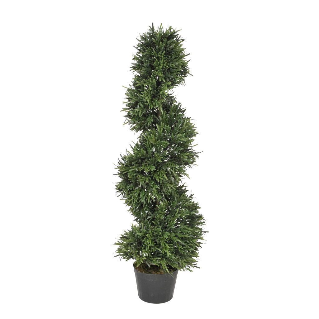 Artificial Rosemary Spiral Topiary - House of Silk Flowers®