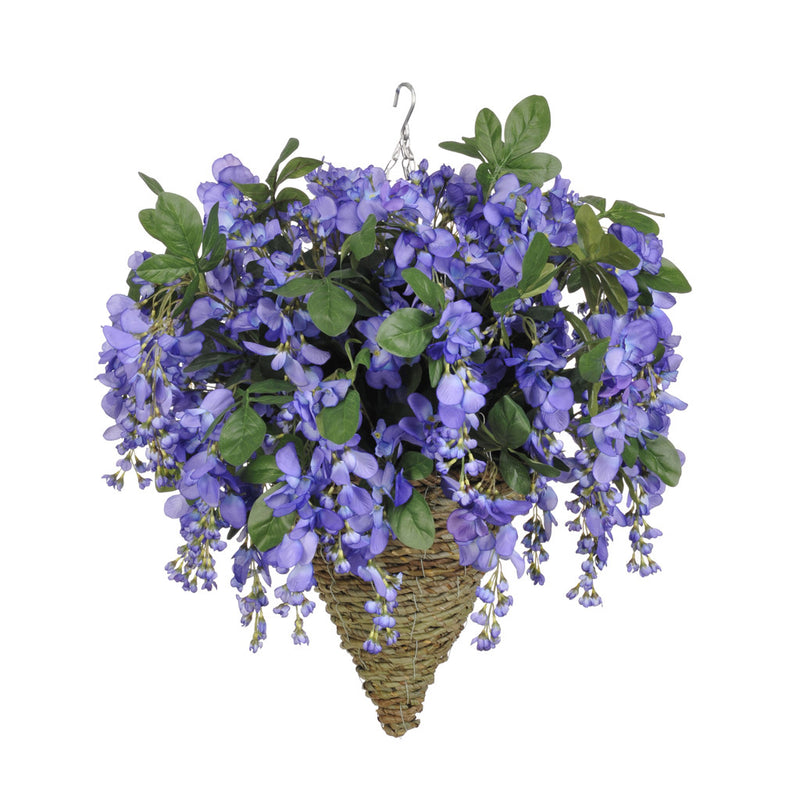 Artificial Wisteria Hanging Basket House Of Silk Flowers® 