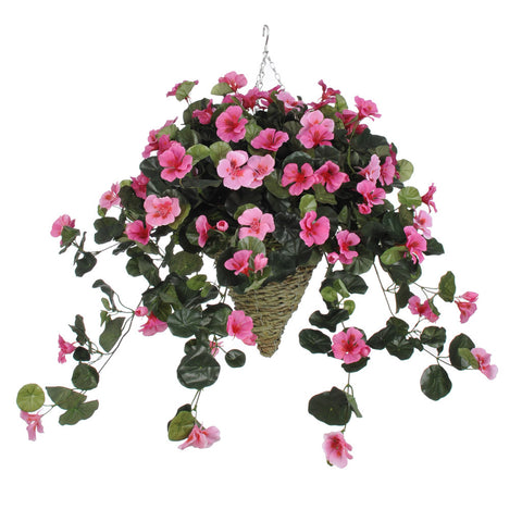 Artificial Nasturtium Hanging Basket – House of Silk Flowers®