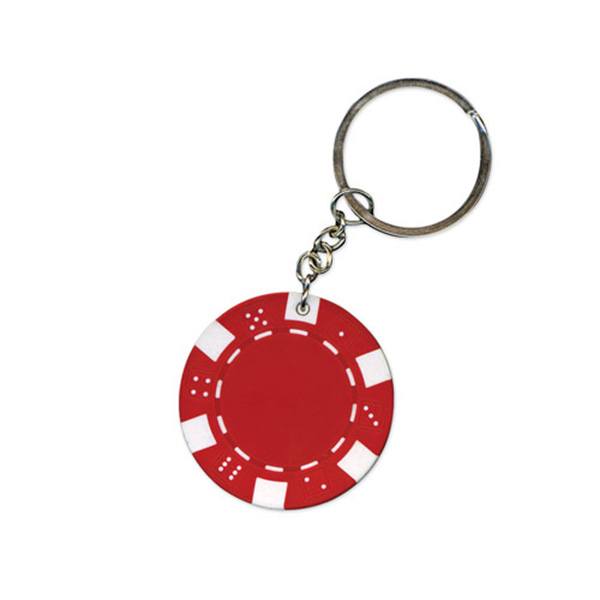 Personalized Poker Chip Keychain