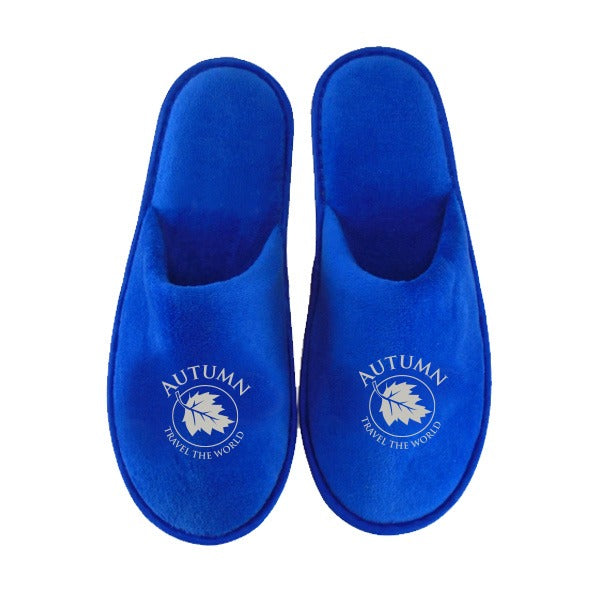 galop fad Som regel Disposable Velvet Hotel Slippers - Slippers with Logo - Q150711 QI
