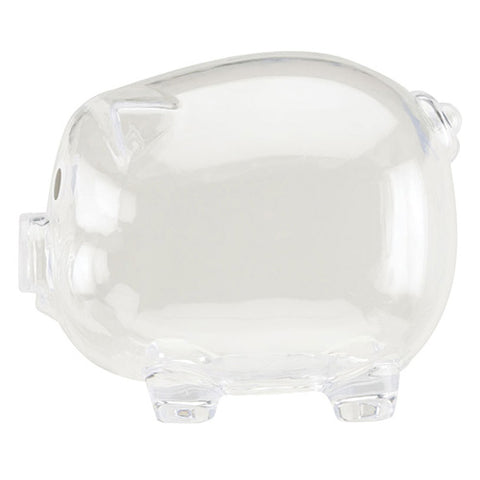 large plastic piggy bank