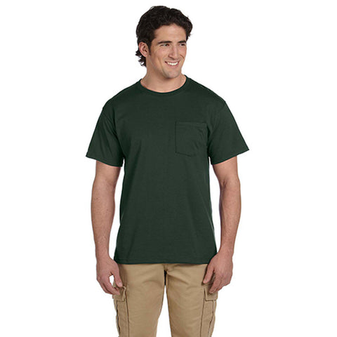 Jerzees 5.6 oz. 50/50 Heavyweight Blend „ Pocket T-Shirt - T-shirts ...