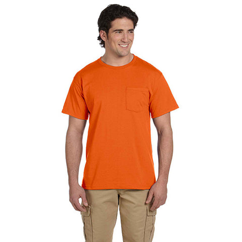 Jerzees 5.6 oz. 50/50 Heavyweight Blend „ Pocket T-Shirt - T-shirts ...