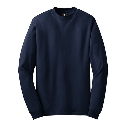 Hanes Long-Sleeve Beefy-T® - T-shirts with Logo - Q30348 QI