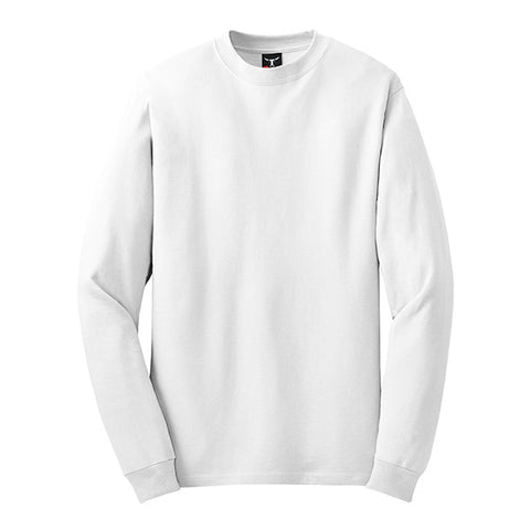 Hanes Long-Sleeve Beefy-T® - T-shirts with Logo - Q30348 QI