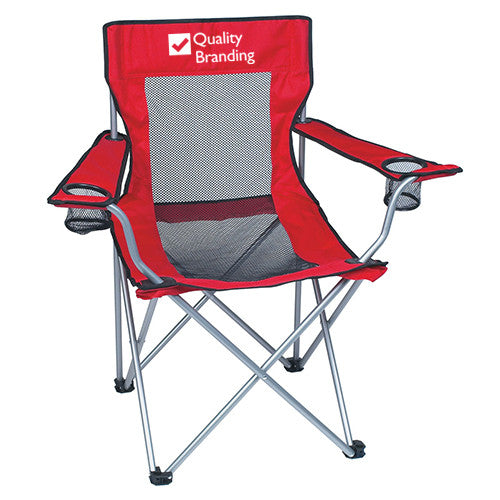 mesh folding chair with carrying bag