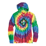 Dyenomite 430VR Tie-Dyed Hooded Pullover T-Shirt (Q467111)