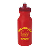 Logo Canton Glass Bottles with Bamboo Lid (33.8 Oz.)