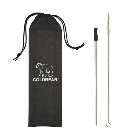 Stainless Steel Straw Kit Drinking Straws With Logo Q945711