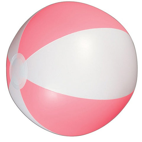 pink and white beach balls